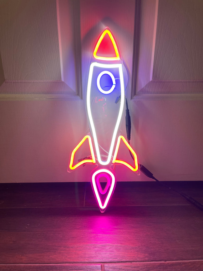 Neon Rocketship